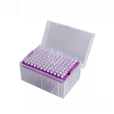 ความแม่นยําสูงสากลทิ้ง 96well Racked 10ul 100ul 200ul 1000ul เคล็ดลับปิเปตกรอง