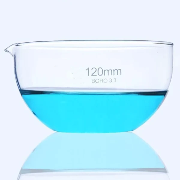 flat bottom evaporating dish